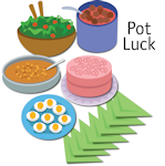 Graphic of various foods.